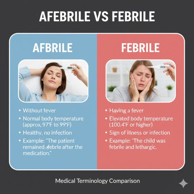 Afebrile Vs Febrile