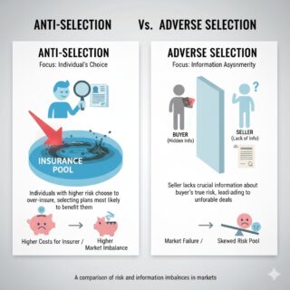 Anti-Selection Vs Adverse Selection