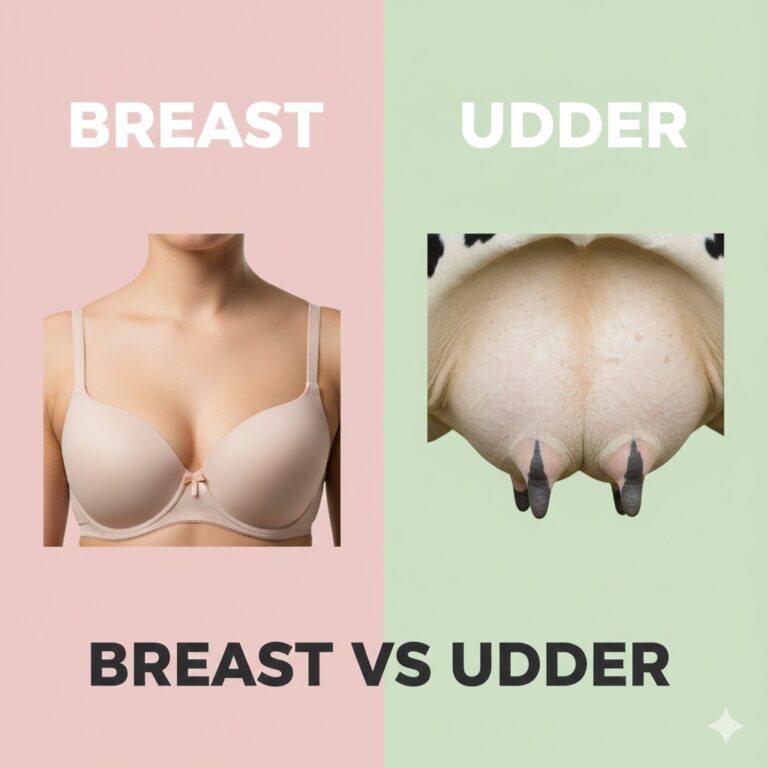 Breast Vs Udder: What’s The Difference?