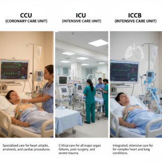 CCU Vs ICU Vs ICCU