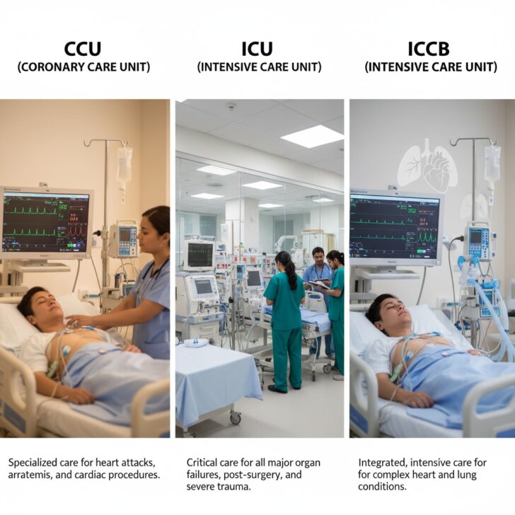 CCU Vs ICU Vs ICCU: What’s the Difference?