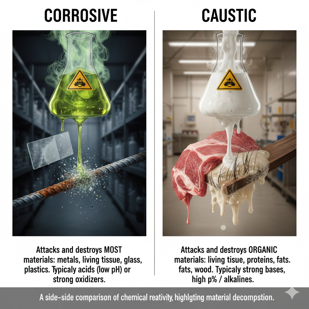 Corrosive Vs Caustic