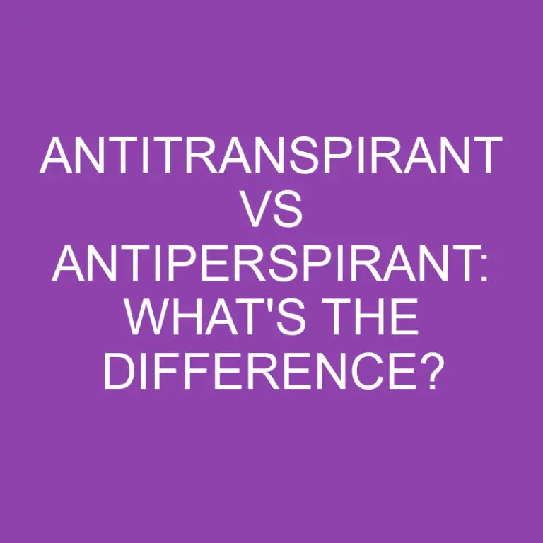 Antitranspirant Vs Antiperspirant: What’s The Difference?
