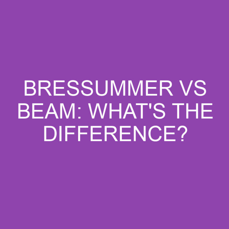 Bressummer Vs Beam: What’s The Difference?