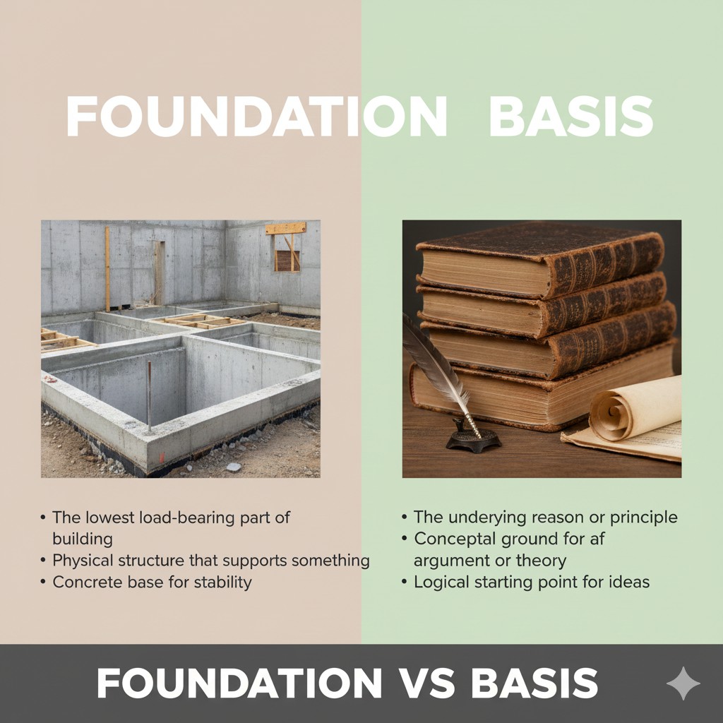 foundation vs basis
