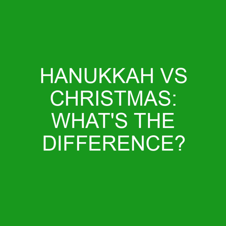 Hanukkah Vs Christmas: What’s The Difference?