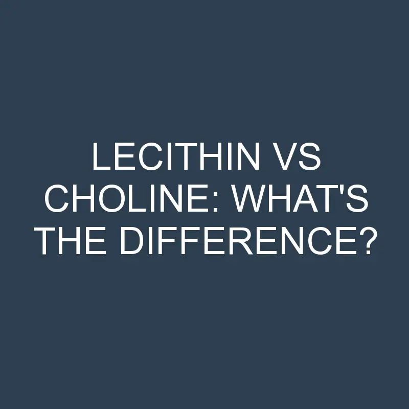 lecithin vs choline whats the difference 2055 1