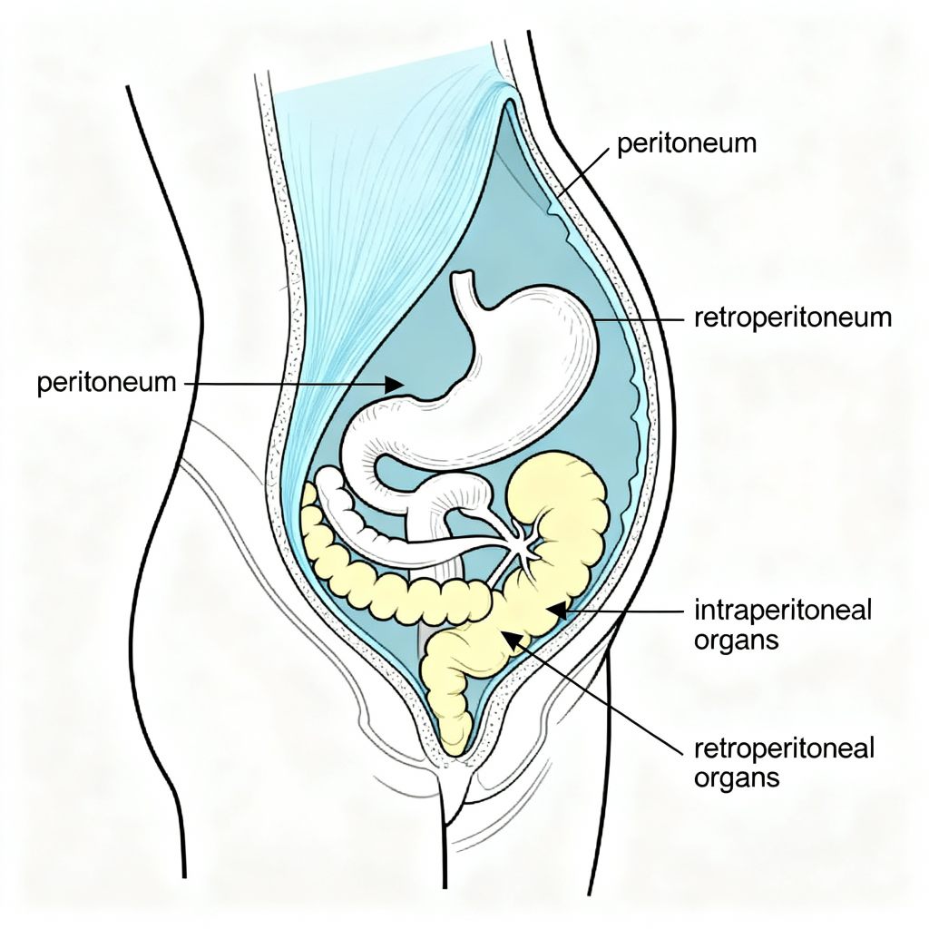 peritoneum vs retroperitoneum