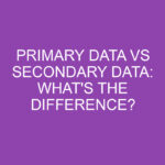 Primary Data Vs Secondary Data: What's The Difference? » Differencess