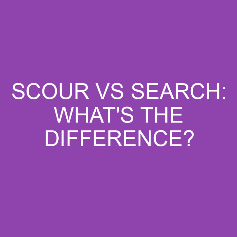 Scour Vs Search: What’s The Difference?