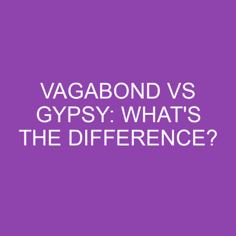 Vagabond Vs Gypsy: What’s The Difference?