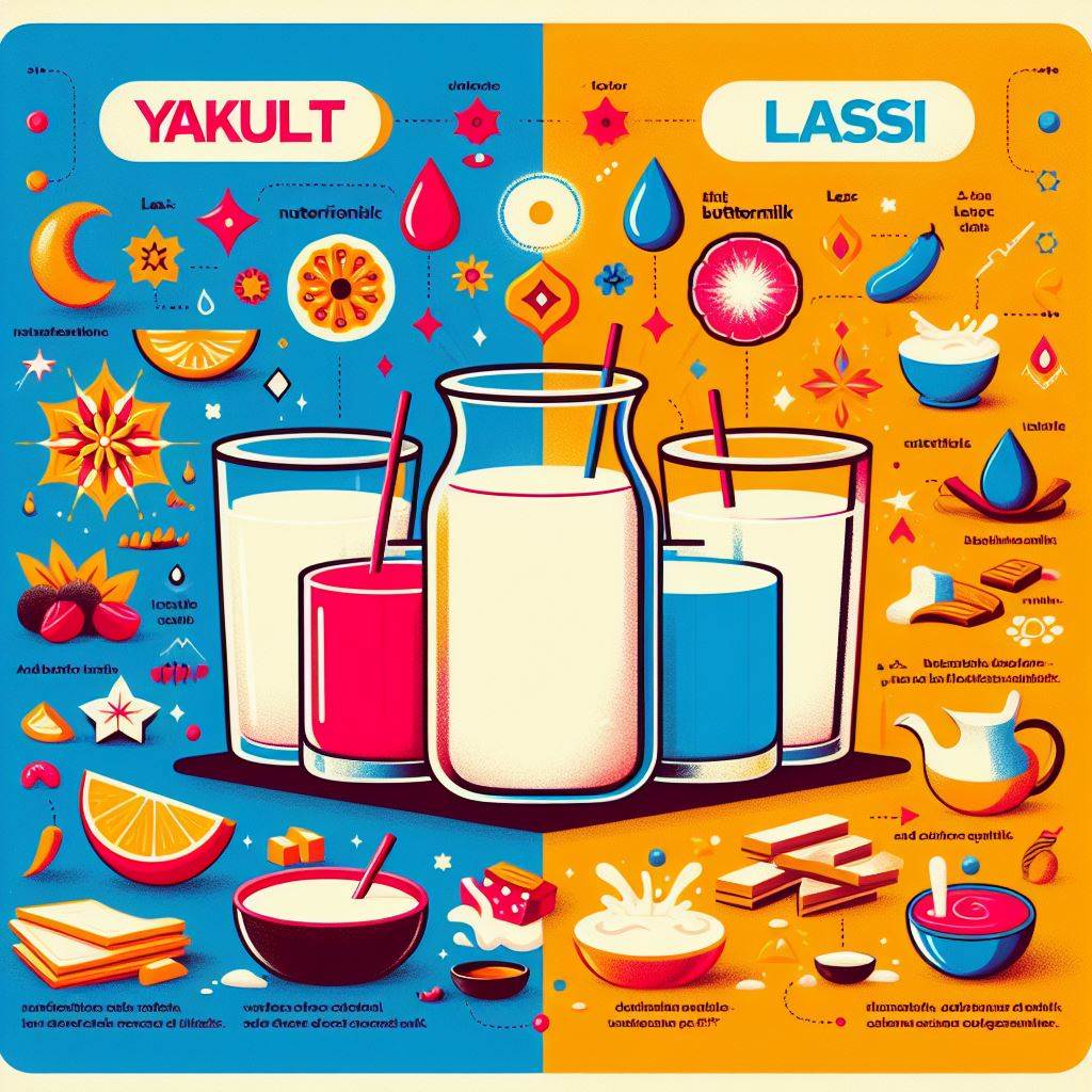 Yakult Vs Lassi Vs Butter Milk: What's The Difference? 1 Yakult Vs Lassi Vs Butter Milk