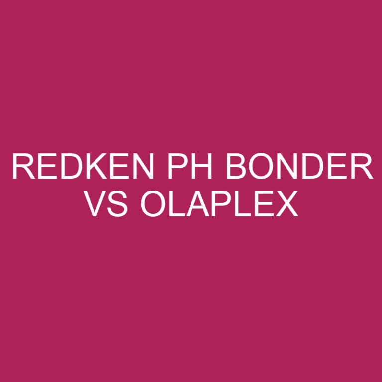 Redken Ph Bonder Vs Olaplex