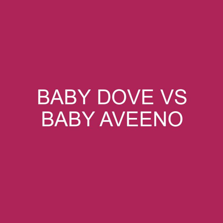 Baby Dove Vs Baby Aveeno