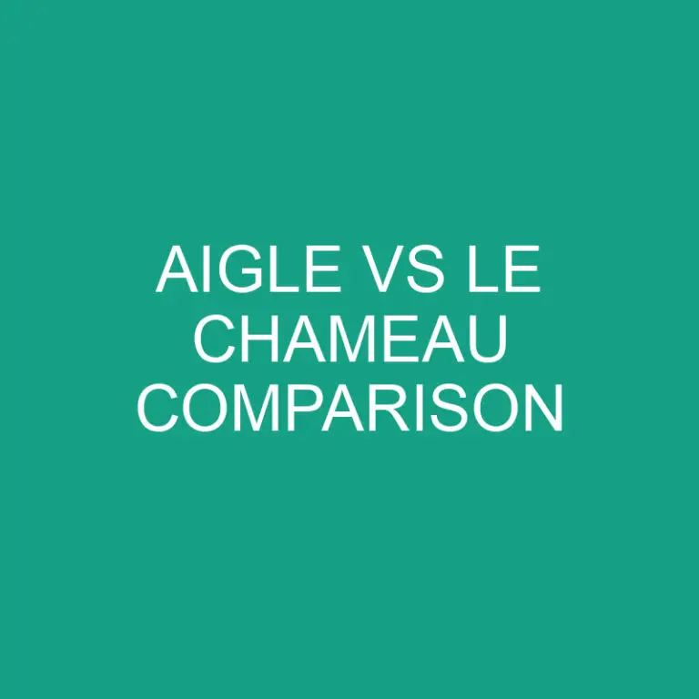 Aigle vs Le Chameau Comparison
