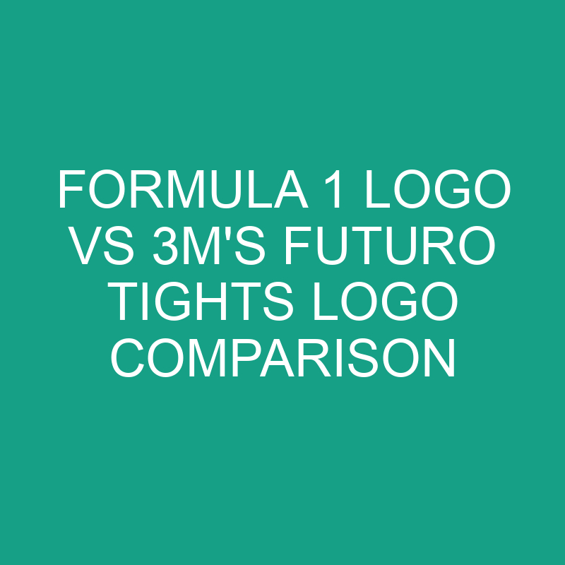 formula 1 logo vs 3ms futuro tights logo comparison 6260 1