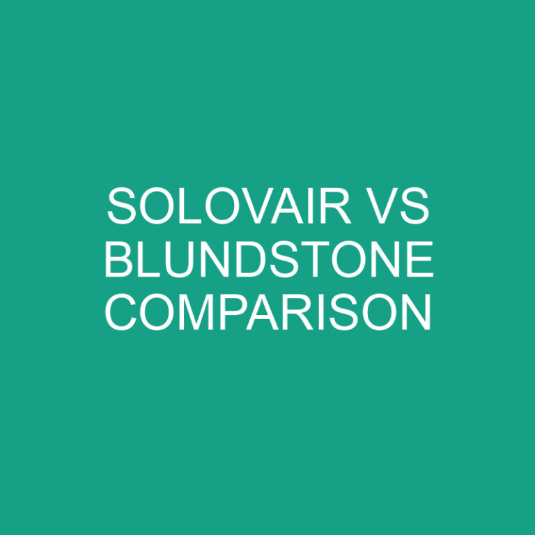 Solovair vs Blundstone Comparison