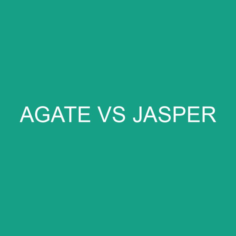 Agate Vs Jasper: What’s The Difference?