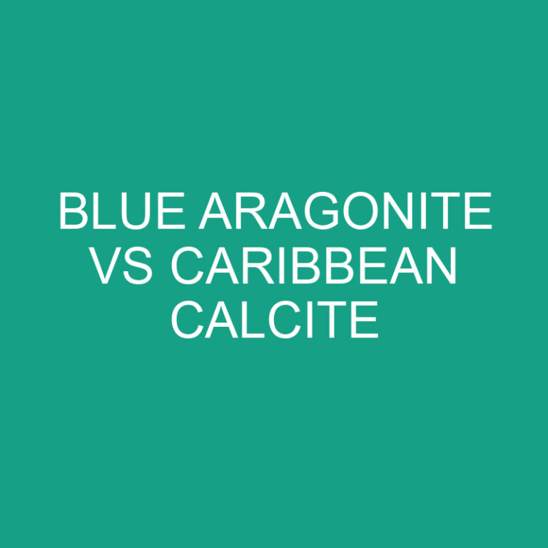 Blue Aragonite vs Caribbean Calcite: What’s The Difference?