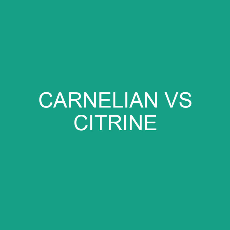 Carnelian Vs Citrine