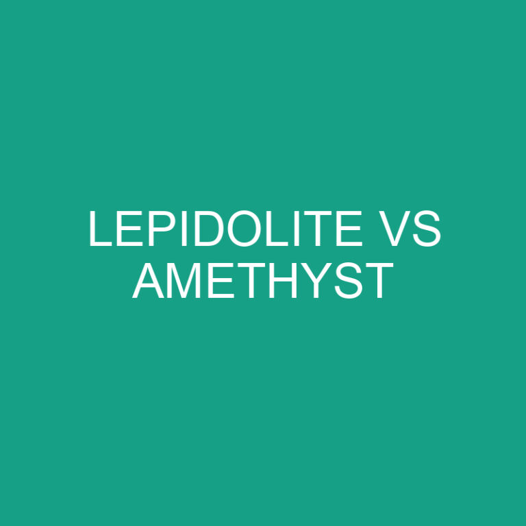 Lepidolite vs Amethyst: What’s The Difference?