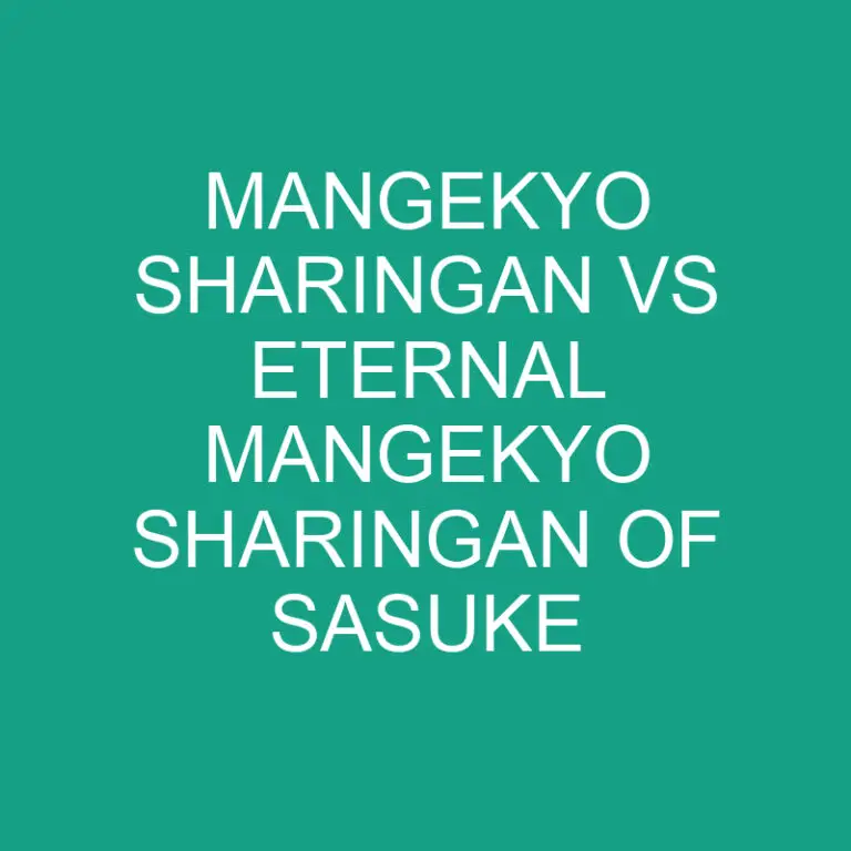 Mangekyo Sharingan vs Eternal Mangekyo Sharingan of Sasuke