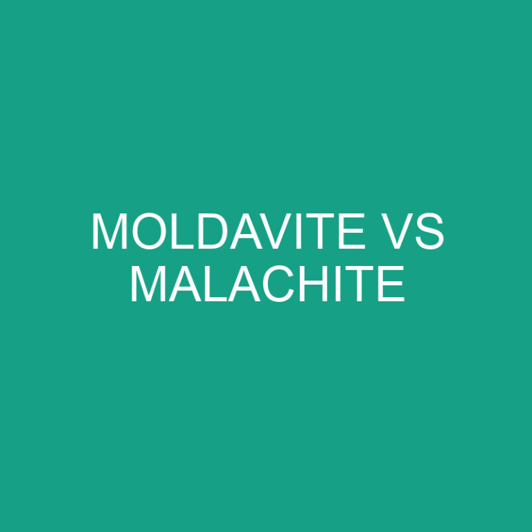 Moldavite vs Malachite: What’s The Difference?