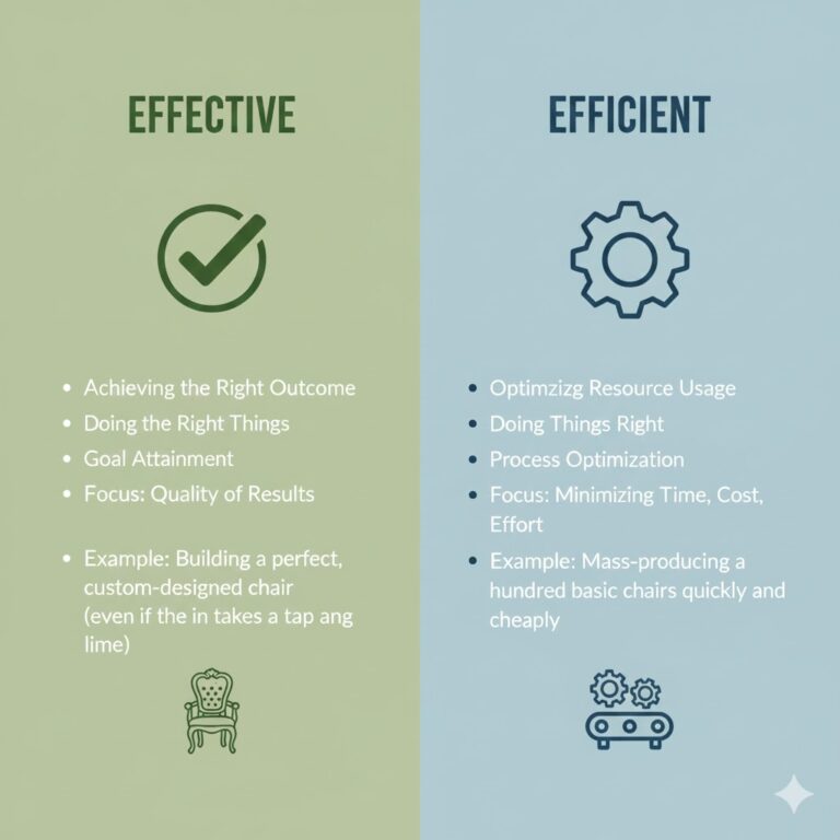 Difference Between Effective and Efficient 7 Effective and Efficient