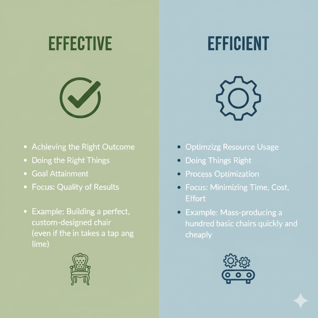 Difference Between Effective and Efficient 1 Effective and Efficient