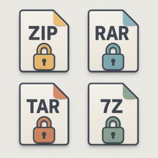 Zip vs Rar vs Tar vs 7z