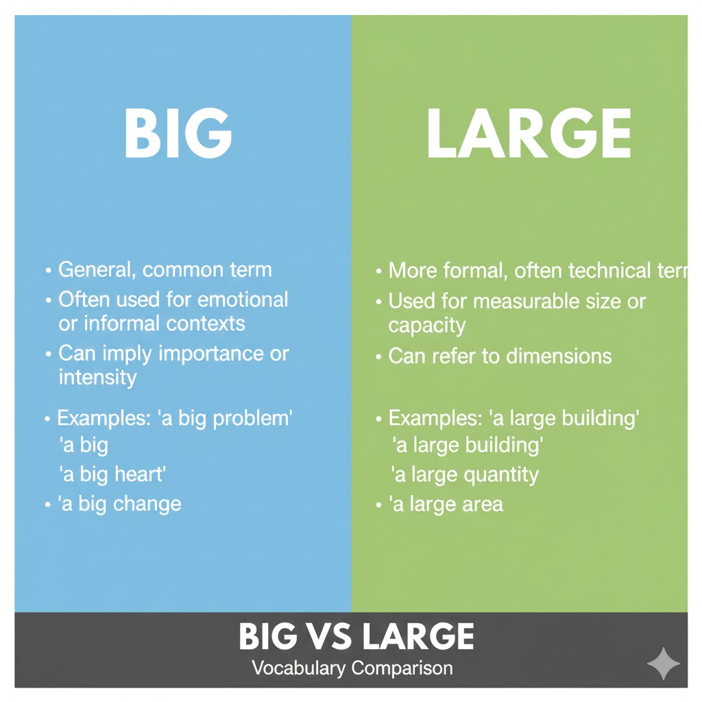 Big vs Large