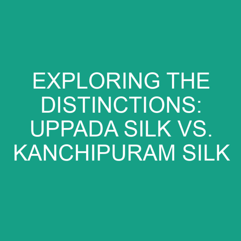 Exploring the Distinctions: Uppada Silk vs. Kanchipuram Silk