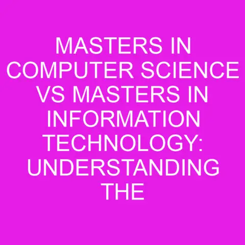 phd vs masters in computer science