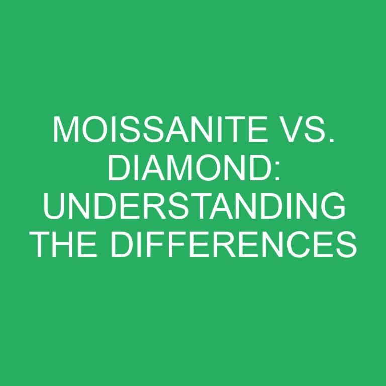 Moissanite vs. Diamond: Understanding the Differences 2 Moissanite vs. Diamond: Understanding the Differences