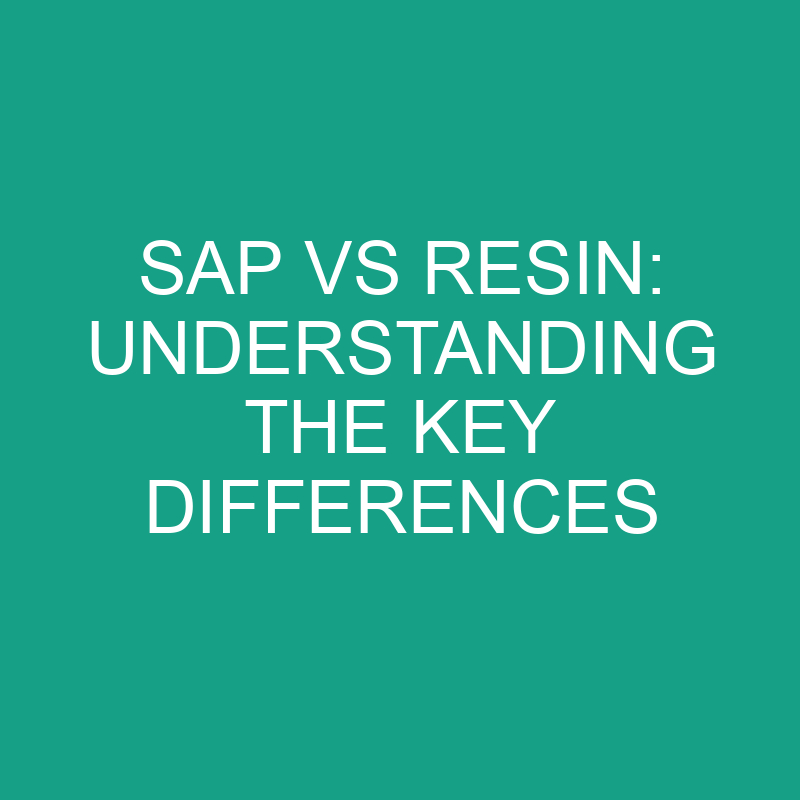 Sap vs Resin: Understanding the Key Differences 1 sap vs resin understanding the key differences 11766