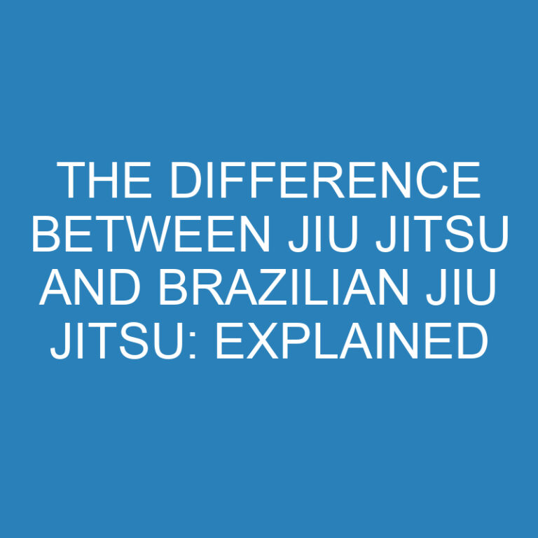 The Difference Between Jiu Jitsu and Brazilian Jiu Jitsu: Explained 2 The Difference Between Jiu Jitsu and Brazilian Jiu Jitsu: Explained