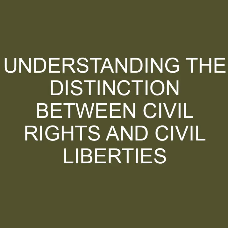 Understanding The Distinction Between Civil Rights And Civil Liberties ...