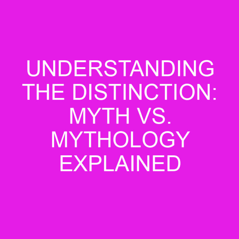 Understanding The Distinction Myth Vs Mythology Explained Differencess Understanding The Distinction Myth Vs Mythology Explained Differencess