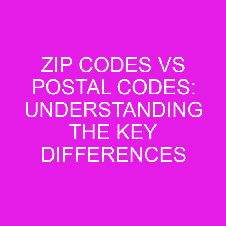 Zip Codes Vs Postal Codes Understanding The Key Differences Differencess Zip Codes Vs Postal Codes Understanding The Key Differences Differencess