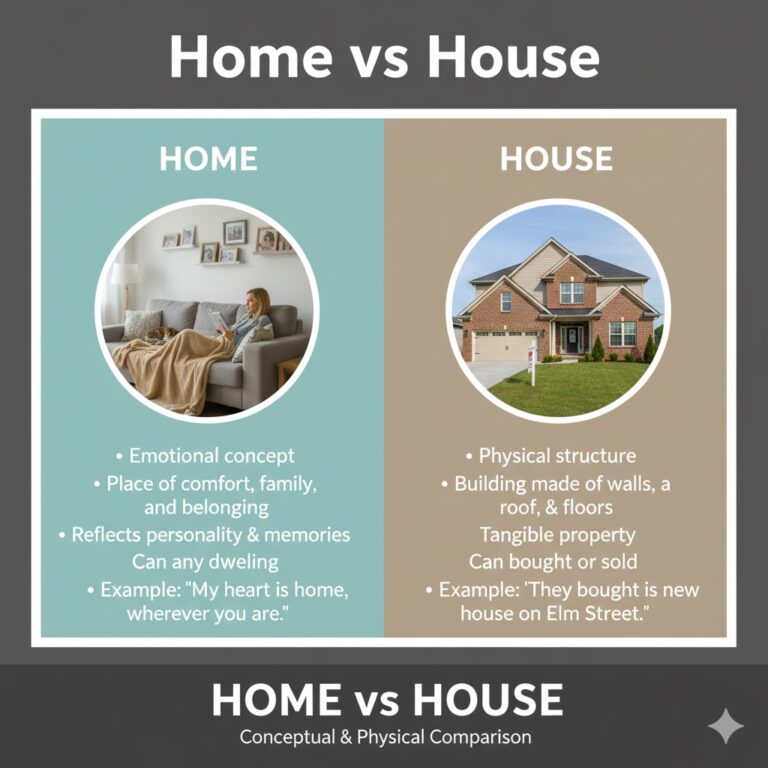 Home vs House
