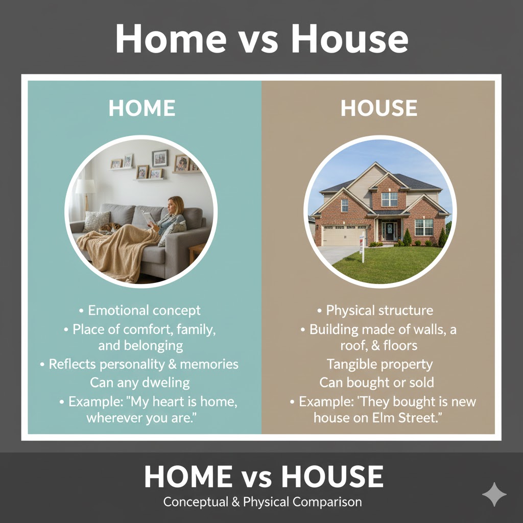 Home vs House
