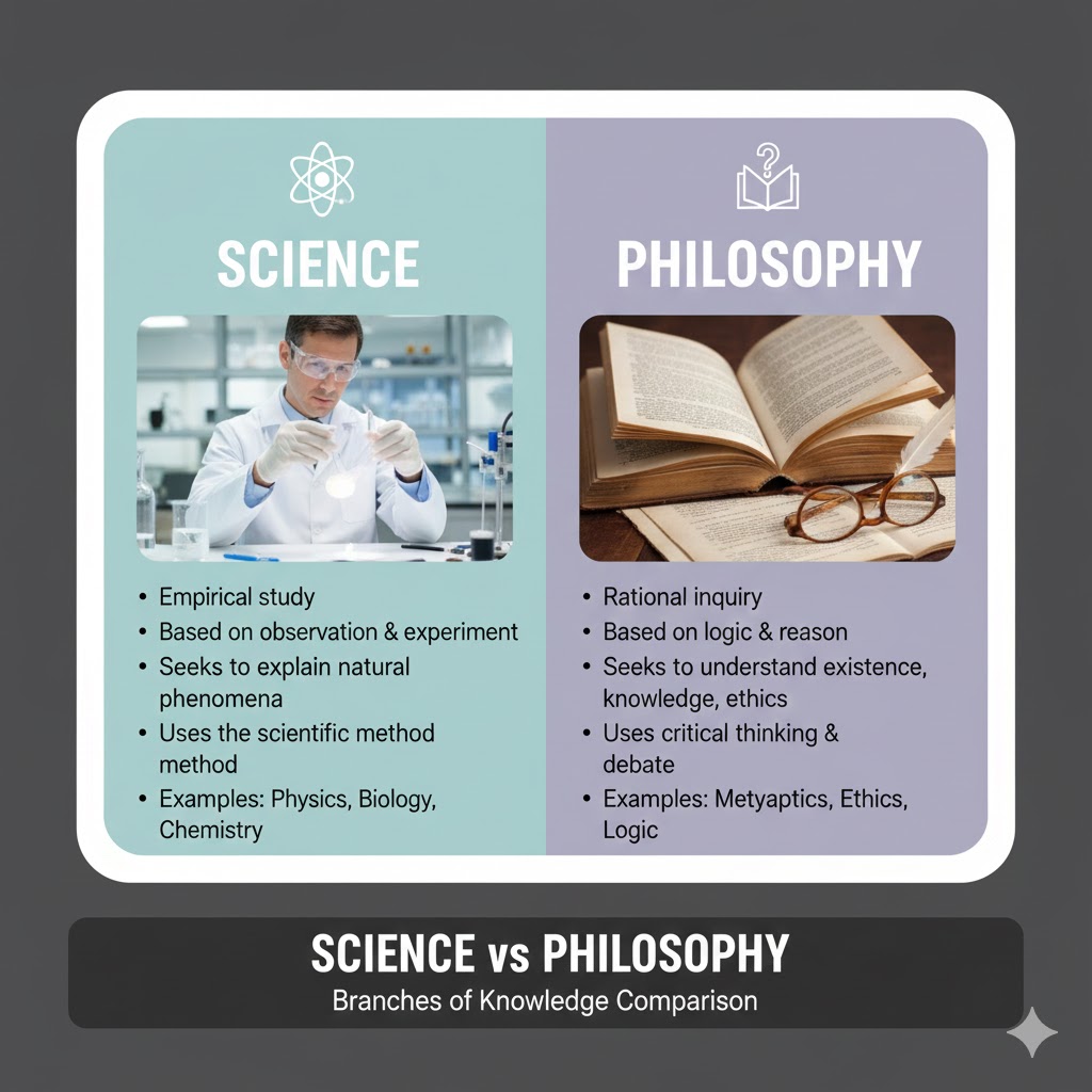 Difference Between Science and Philosophy