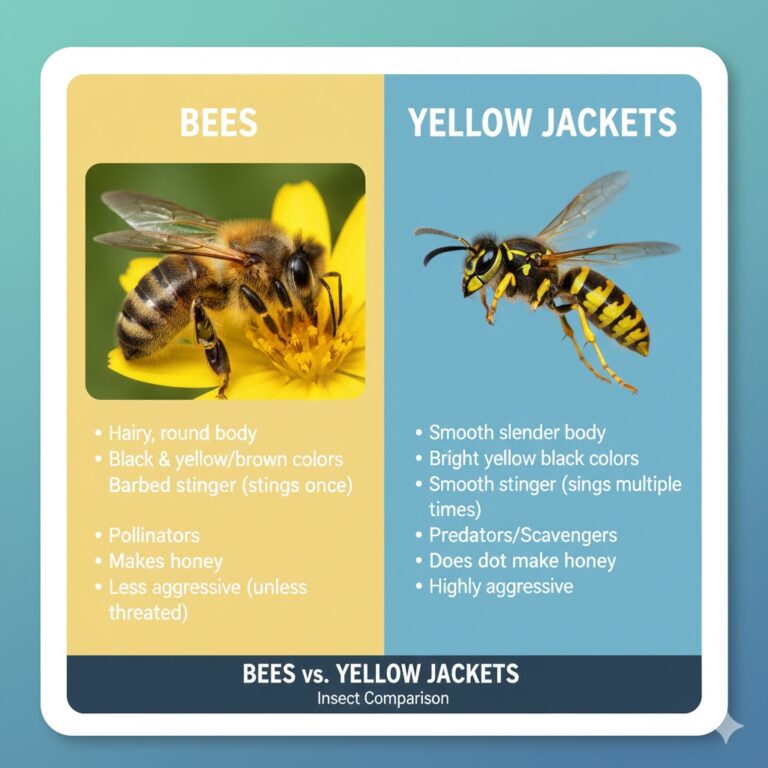 Bees and Yellow Jackets