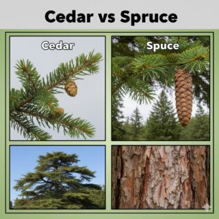 Cedar vs Spruce