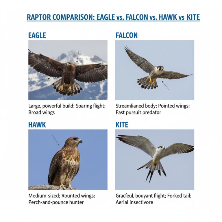 Eagle vs Falcon vs Hawk vs Kite