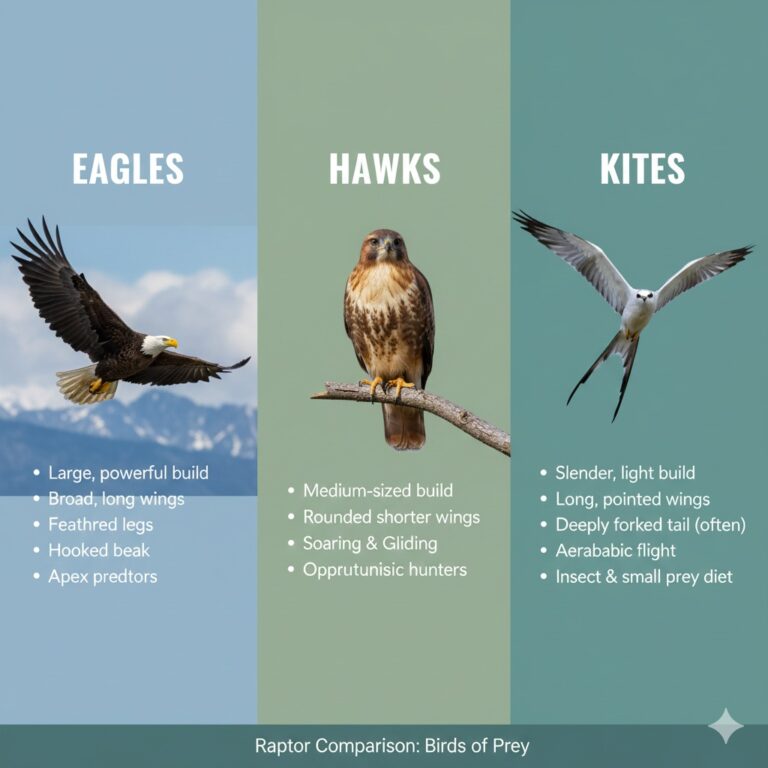 What Sets Eagles, Hawks, and Kites Apart: A Comparative Study 3 Eagles vs Hawks vs kites