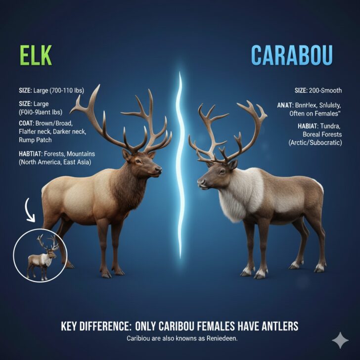 Elk vs. Caribou: Understanding the Differences