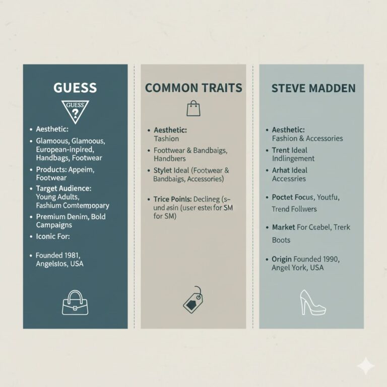 Guess vs Steve Madden Comparison