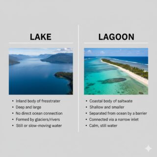 Lake vs Lagoon