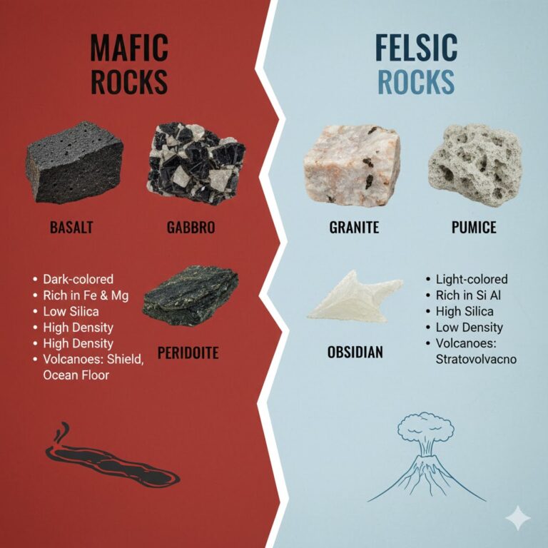 Mafic and Felsic Rocks